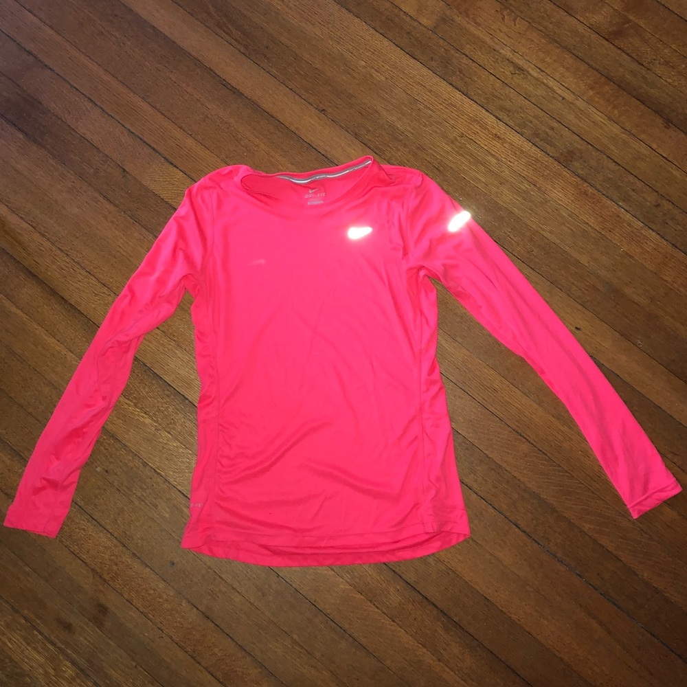 Nike long sleeve size med. pink